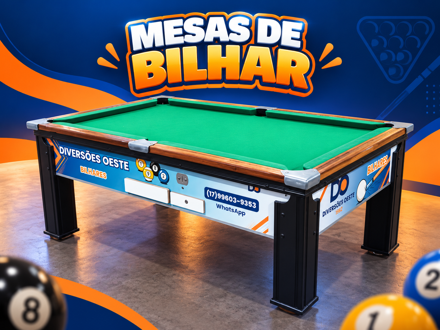Mesas de bilhar profissional